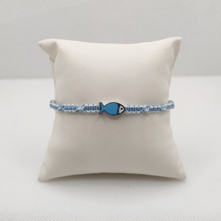 Bransoletka makramowa - ryba